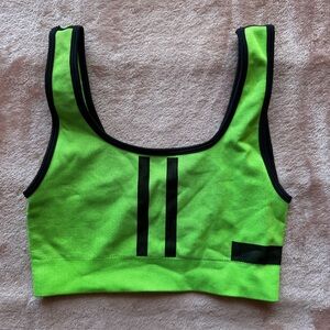 FABLETICS sport bra top crop green compression